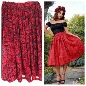 Pinup girl Fans Jenny size Large